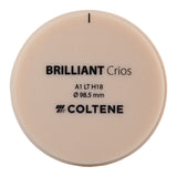 Disc Crios Brilliant LT Coltene 98x18 mm Reinforced hybrid composite.