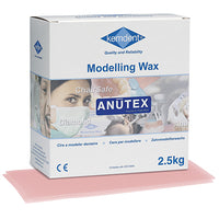 Anutex -Wachs in rosa Platte 2,5 kg - Kementieren