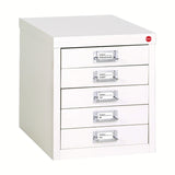 UV dreve furniture resin tank storage cabinet with 5 white drawers
