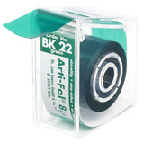 BK22 ARTICE TAP TO PAPER to be articulated metallic 8µ green 1 side roll 20 m.
