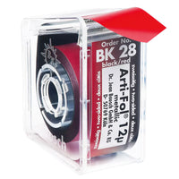 Bk28 Black/Red Metal Artic Artic Bausch - folha de calço de calço 20 m