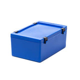 Caixa de transporte de laboratório azul speiko