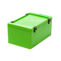 Caixa de transporte de laboratório verde speiko