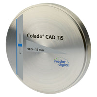 Colado Titane Cad Ti5 - disco de 98 mm.