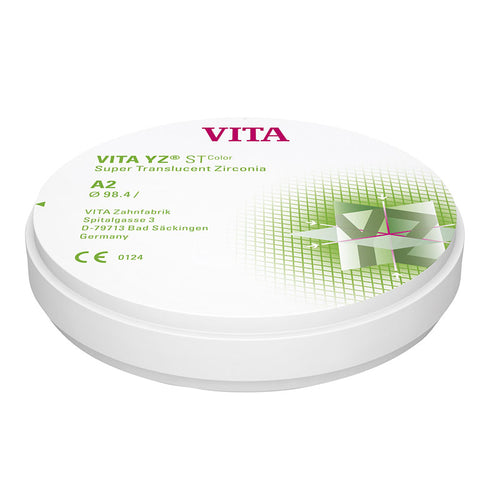 Disque Zircone VITA YZ ST Color 98 x 14 mm - Couronne - Bridge Complet