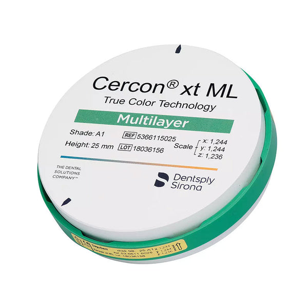 Disco de zirconia Circon XT ML - 98 x 25 mm.