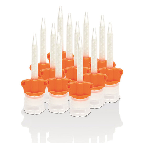 Embouts Orange Cartouche Gingifast Zhermack Elastic ou Rigid 48 pièces