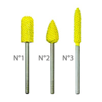 Tungsten Plaster Bur - Strong Fine Grip - 3 Different Shapes