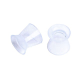 Pequeño cubo de silicona - para tintes 5 ml x 2 habitaciones - pie de taza de succión