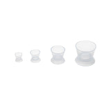 Silicone bucket for resin or makeup capacity 8 to 85 ml suction cup