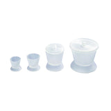 Silicone bucket for resin or makeup capacity 8 to 85 ml suction cup