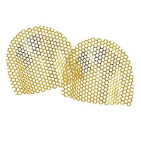 Grid reinforcement golden resin dentaurum - for complete resin prosthesis.
