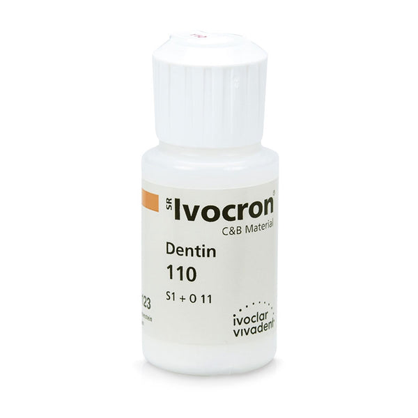 Pote de resina provisória de dentina ivocron 100 gr para coroas e pontes