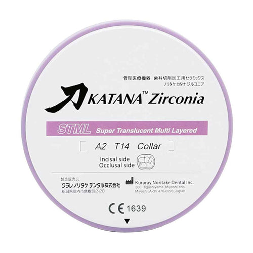 Katana Disque Zircone STML 98 x 22 mm. - Couronnes Bridges Postérieurs