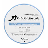 KATANA Disque Zircone UTML 98 x 18 mm - Facettes Couronnes Antérieures