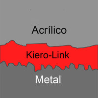 Kierolink - kit opaco rosa - foto em pó para reforços de metal