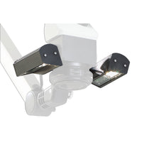 Binocular mobiloscope contains for work on establishment with lighting