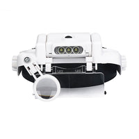 LED binocular magnifying glass from 1.5x to 8x white.