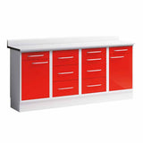 Laboratory service furniture - Rossi Caws - Steel manufacturing drawers