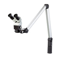 Binocular mobiloscope contains for work on establishment with lighting