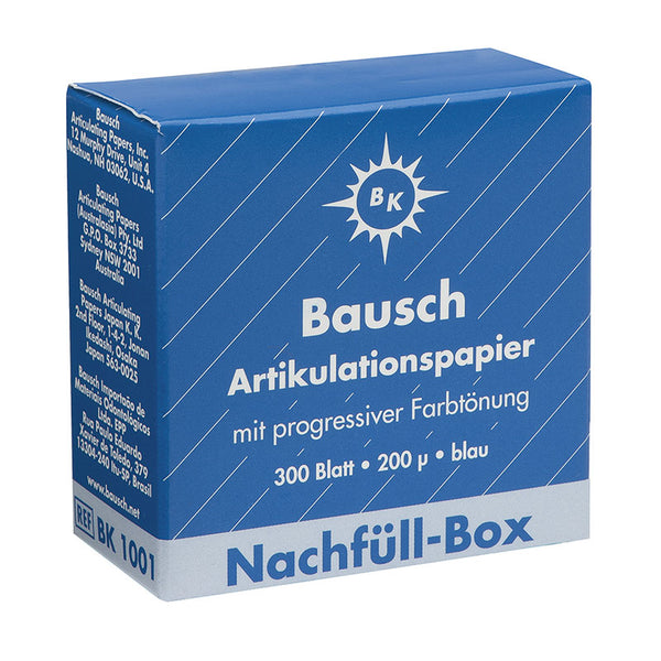 BK 1001 Articulado Azul Papel 200 µ Bausch - 300 -Sheet Box.