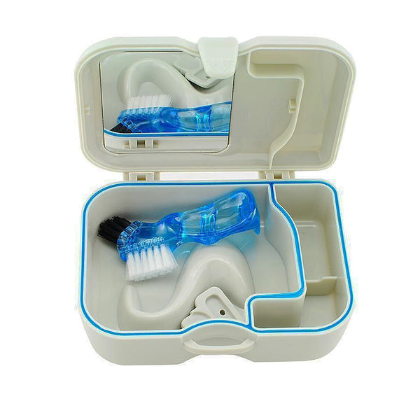 ProtoBox Caja de prótesis dental con espejo - dispositivo de almacenamiento orto