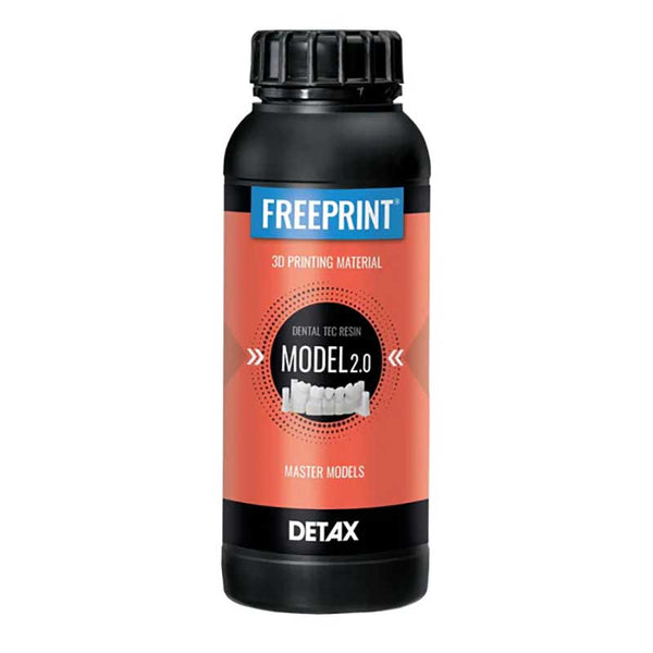 Resina 3D Freeprint Modello 2.0 - Detax - Impronte grigie.