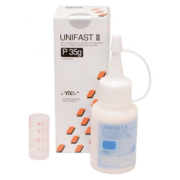 Unifast III GC Poudre Résine Provisoire - Pour Prothèses Longue durée.