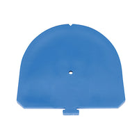 Placa de base azul con lavadora - mestra